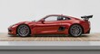 © zenn vermillion - Astonishing Miniature Red Sports Car A Detailed Side Profile