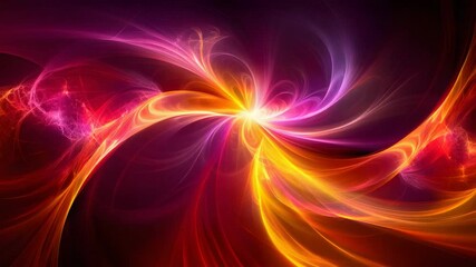 Wall Mural - vibrant colorful abstract design featuring dynamic shapes and swirls creating a mesmerizing visual e