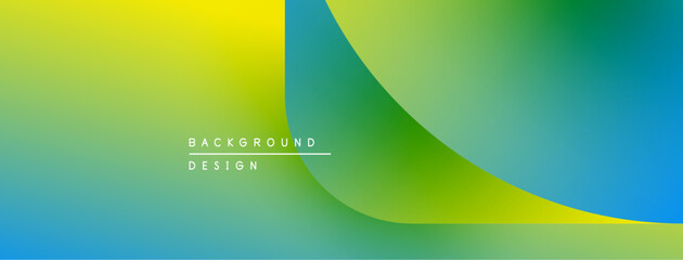 Leinwandbilder - Abstract gradient background. Vivid colors blend, creating smooth transitions. Modern design element for digital projects.