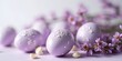 © chick_david - Magnificent Scandinavian Easter decor setup showcasing Macro detail photography photography with Natural harmonious balance essence and seasonal decorative authenticity