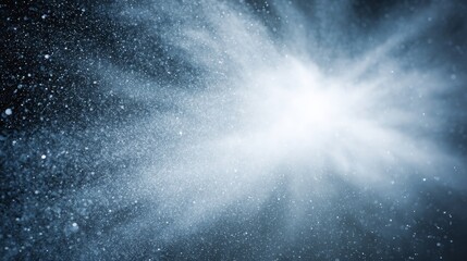 Poster - Close-up view of glowing particles colliding in a high-energy quantum field, symbolizing cutting-edge scientific research and breakthroughs in clean energy