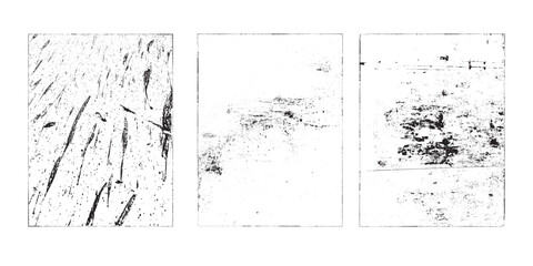 Fototapete - Grunge Urban Backgrounds set.Texture Vector.Dust Overlay Distress Grain ,Simply Place illustration over any Object to Create grungy Effect .abstract,splattered , dirty, texture for your design
