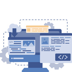 Web Development Illustration