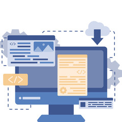 Web Development Illustration