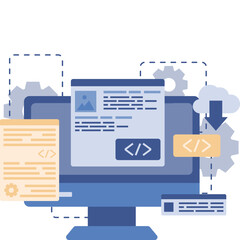 Web Development Illustration