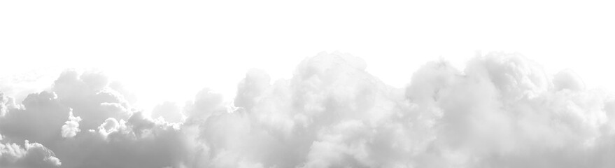 Wall Mural - Cloud in the Earth atmosphere that are about to become rain cloud. 3d rendering with isolated on transparent background