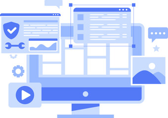 Web Development Illustration