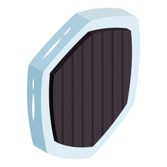 Wall Mural - An editable design icon of security shield