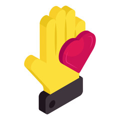 Wall Mural - an icon design of volunteer