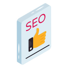 Wall Mural - premium download icon of seo feedback