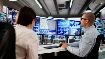 Poster - Financial Dashboard Analyst People Working