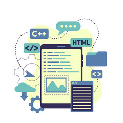 Software Development Interface Illustration