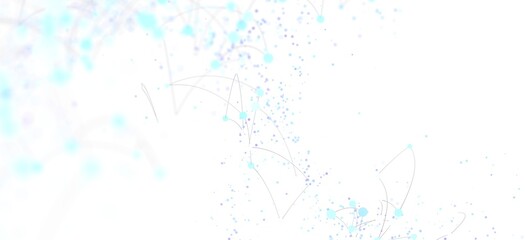 Poster - Abstract background image of a network with light blue nodes and connecting lines. Perfect for technology or connection concepts.