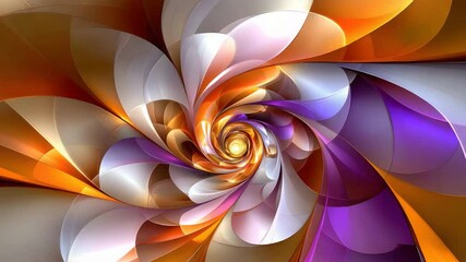 Wall Mural - intricate spiral design featuring flowing patterns and dynamic movement creating a visual masterpiec