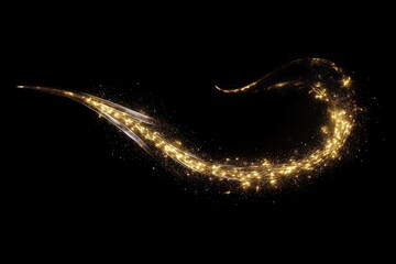 Wall Mural - dragon shape sparkle light glitter fireworks sparks night.