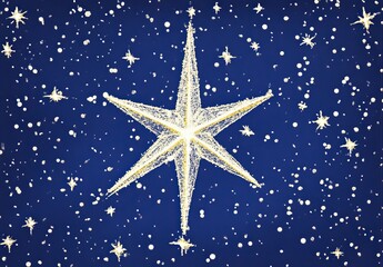 Wall Mural - the aries zodiac constellation shines brightly in the star-filled sky of the cosmic background, refl