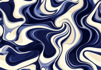 Wall Mural - The concept of a beautiful, soft, white stone background with a marble blue texture wallpaper that appears to melt into alcohol colors and dark patterns, blended with liquid bright design, liquify