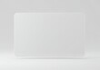 © RidgelyE - 3D Render of a Blank White Rectangular Card with Rounded Corners Isolated