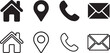© Jannatul - Essential Contact Information Icon Set