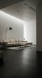 © Lynda - Modern Living Room Photo Featuring Contemporary Interior Design Beige Sofa and Wooden Floor