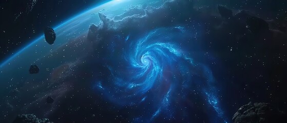 Wall Mural - planet in space