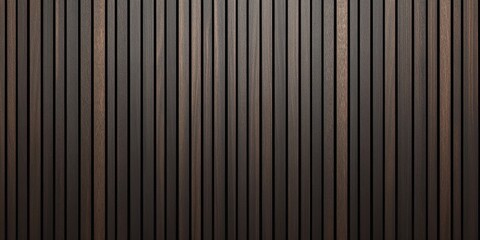 Dark Wood Plank Texture. A Closeup of Seamless Vertical Wooden Slats, Creating Background.