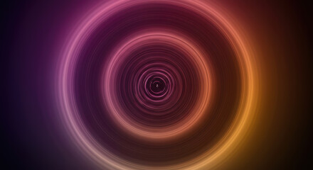 Wall Mural - Abstract Swirling Concentric Circles in Warm Tones Digital Art Background