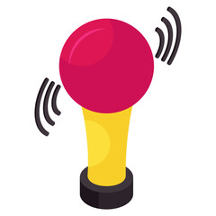 Wall Mural - premium download icon of hotspot tower