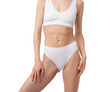 © New Africa - Woman with perfect slim body on white background, closeup
