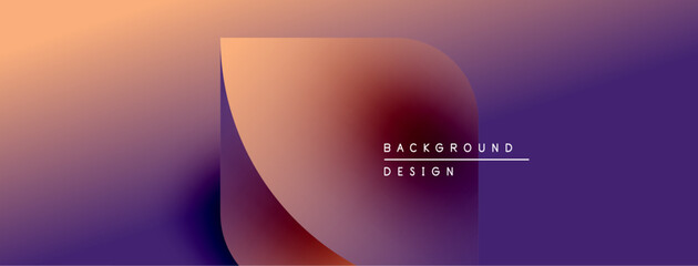 Leinwandbilder - Abstract gradient background. Smooth color transitions create modern visual effect. Minimalist design with text overlay.