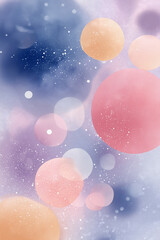 Wall Mural - A colorful background with a bunch of small circles in different colors