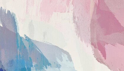 Aufkleber - pastel abstract brushstroke background for web design or branding with soft texture and layered paint effect in pink blue and mauve tones
