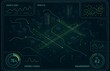 © Suraaj - Smart City Control Interface with Real-Time Traffic, Energy, and Environmental Data on Futuristic Isometric Grid - HUD Style Dashboard
