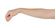 © Ty - A human arm with a hand extended, reaching out towards a transparent background.