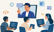 © Mahnoor - Modern Online Class Concept – Digital Education