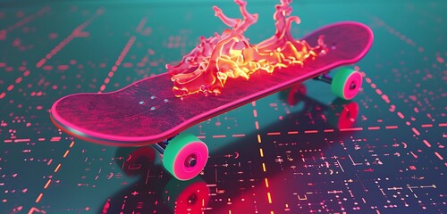Wall Mural - skateboard, skate, skateboarding, board, background, sport, skating, street, extreme, youth, skatebo
