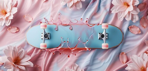 Wall Mural - skateboard, skate, skateboarding, board, background, sport, skating, street, extreme, youth, skatebo