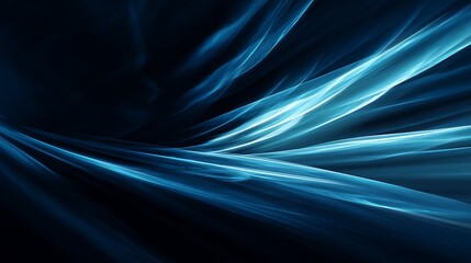 Poster - Blue abstract motion light background