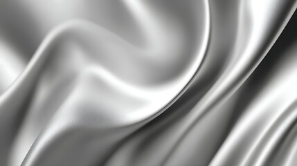 Aufkleber - Abstract background with silver metallic texture