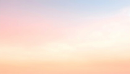 Wall Mural - soft pastel sky background: dreamy sunrise or sunset colors