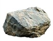 © mockup - Large, irregularly shaped rock with mottled gray and tan colors.  Rough texture, natural formation