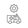 © Silvi - ambulance settings icon design