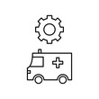 © Silvi - ambulance settings icon design
