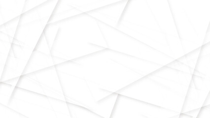 Wall Mural - seamless architecture geometry tech modern abstract background. white transparent material in triang