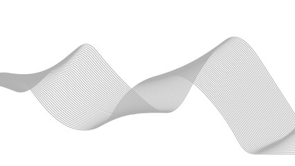 Wall Mural - abstract wave element for design. digital frequency track equalizer. stylized line art background. v