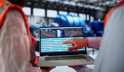 Poster - Engineer Monitoring Oil And Gas AI Technology