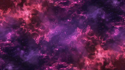 Wall Mural - Vibrant deep space nebula with glowing pink and purple cosmic clouds.