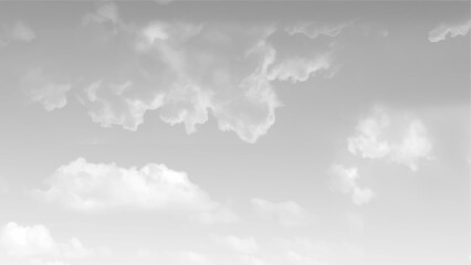 Aufkleber - Dark storm sky with clouds, may be used as background. Heavy storm clouds bringing the cold winter rain. Vector illustration.