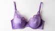 © Chrishen - Lilac Bra With Lace Trim Detail