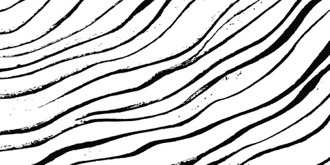 Aufkleber - Abstract black wave flowing on white background. Abstract black wave design isolated on white background. abstract black wave and curve design ,modern and smooth motion white background, generative ai